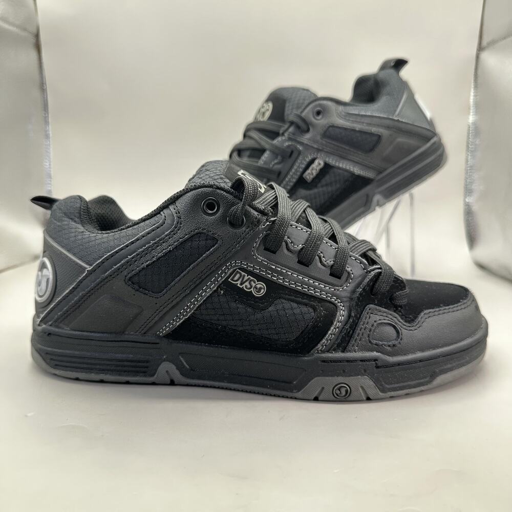 DVS Comanche Shoes Mens Size 7.5 Black Low Top Skateboarding Sneakers DVF0000029